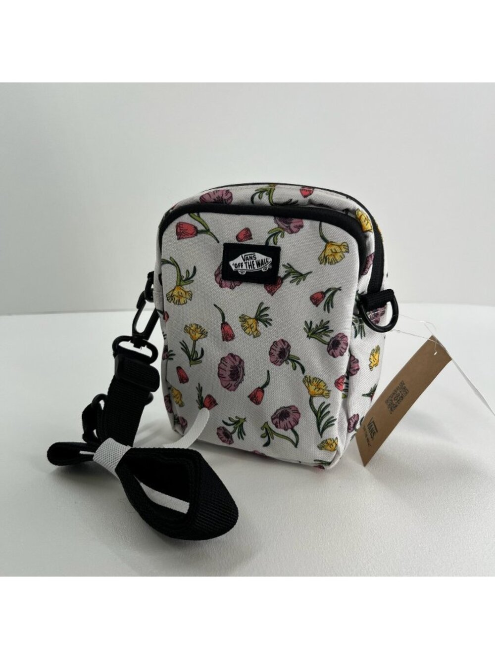 Vans Go Getter Crossbody Bag One Size Floral Ditsy Poppy Canvas Detachable Strap